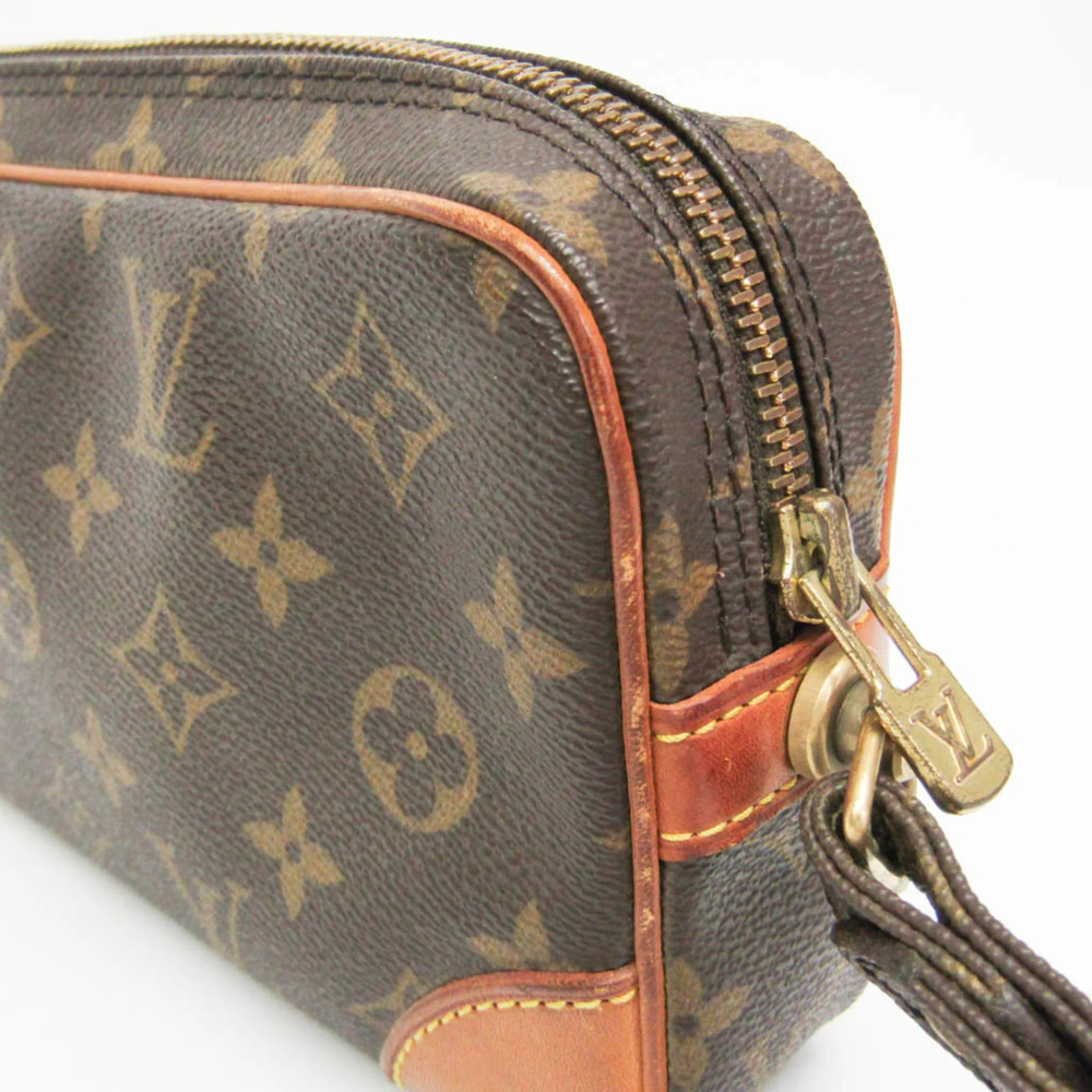 LOUIS VUITTON Brown Monogram Clutch Bag - Picture 7 of 13